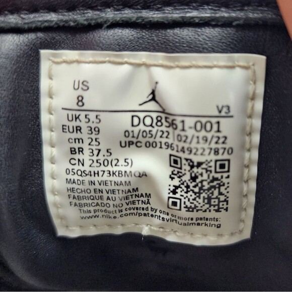 Nike Air Jordan 1 Elevate Low Metallic Silver Toe DQ8561-001 Women's Size 8 - Picture 2 of 16